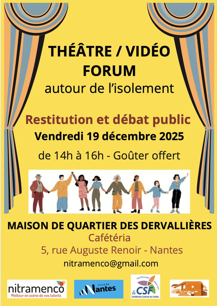 THÉÂTRE FORUM AUTOUR DE L'ISOLEMENT