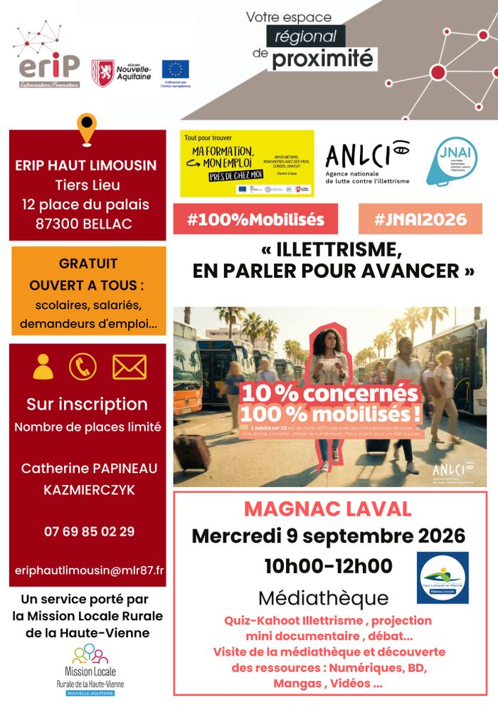 Matinée consacrée à l'illettrisme - un sujet encore difficile à aborder