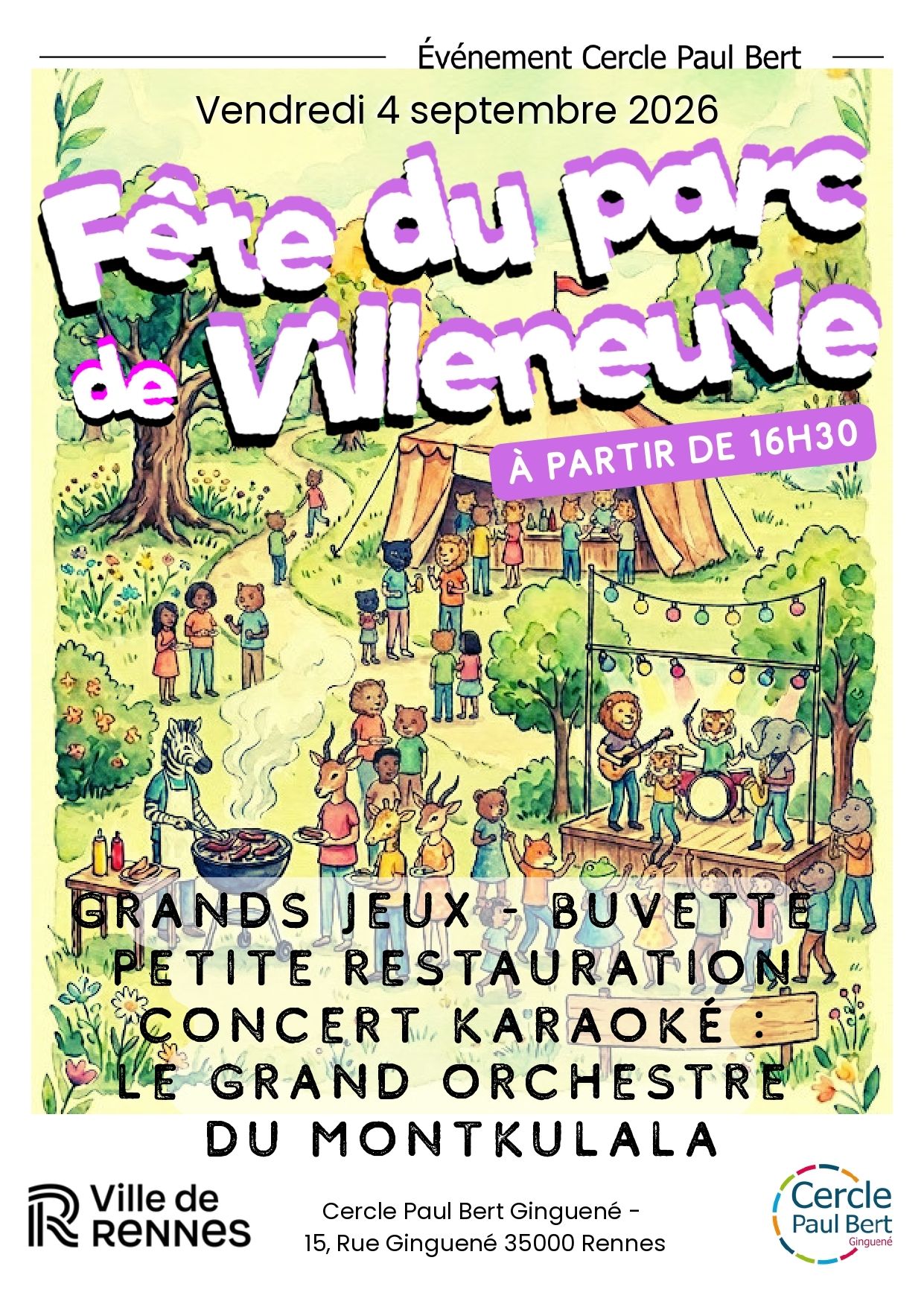Fête du parc de Villeneuve 2026