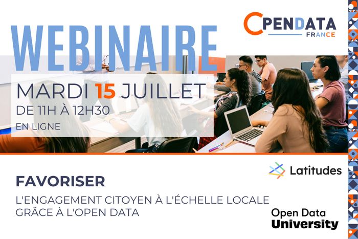 Webinaire "Favoriser l'engagement citoyen à l'échelle locale grâce à l'open data"