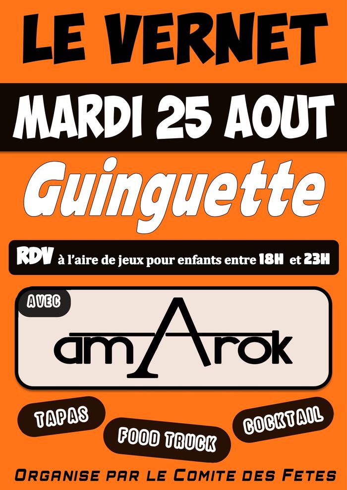 Guinguettes du Vernet : Concert avec amArok
