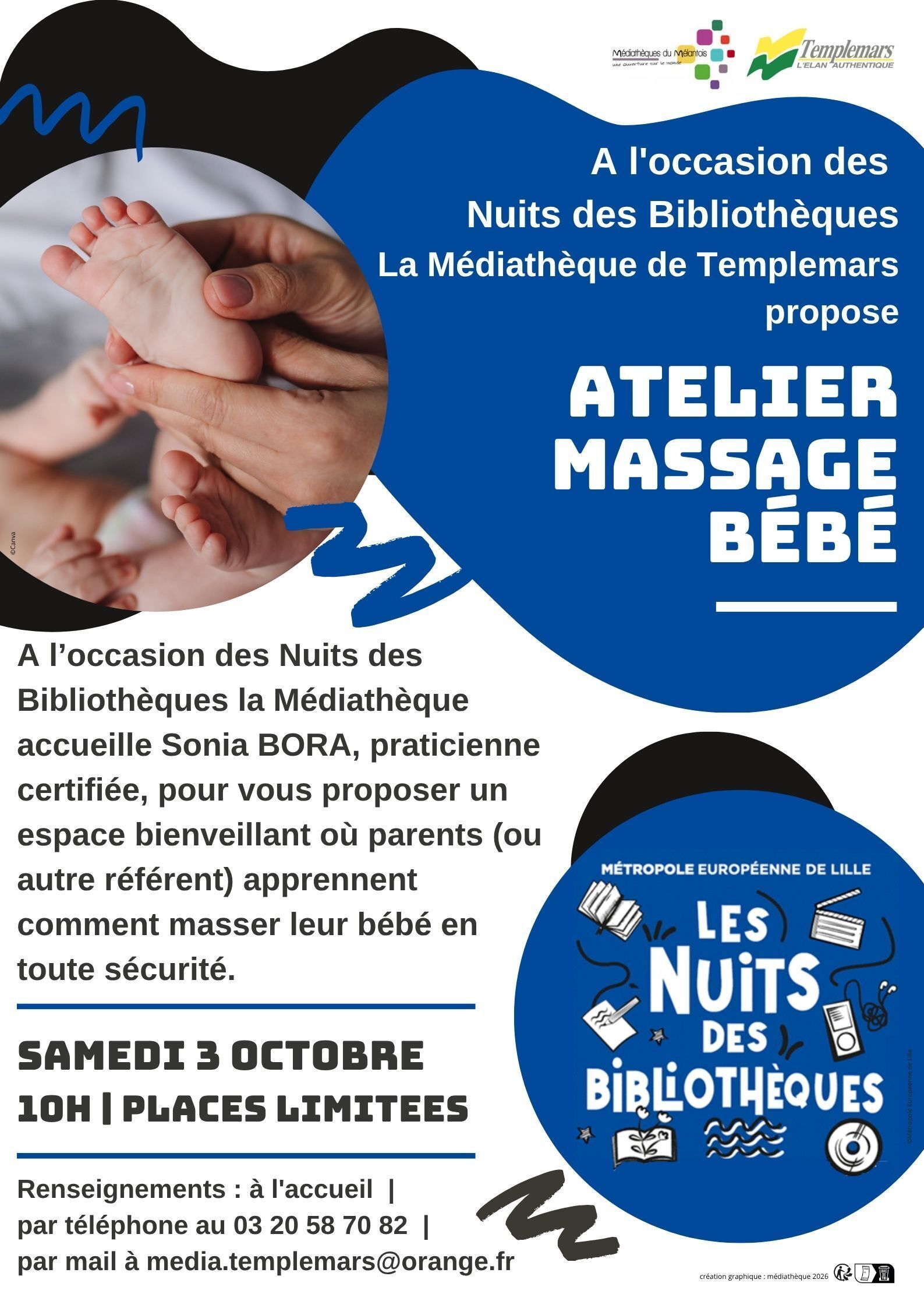 Atelier massage bébé