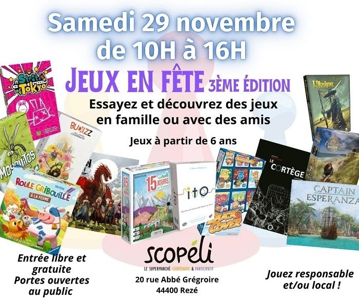 Jeux en fête, 3e édition