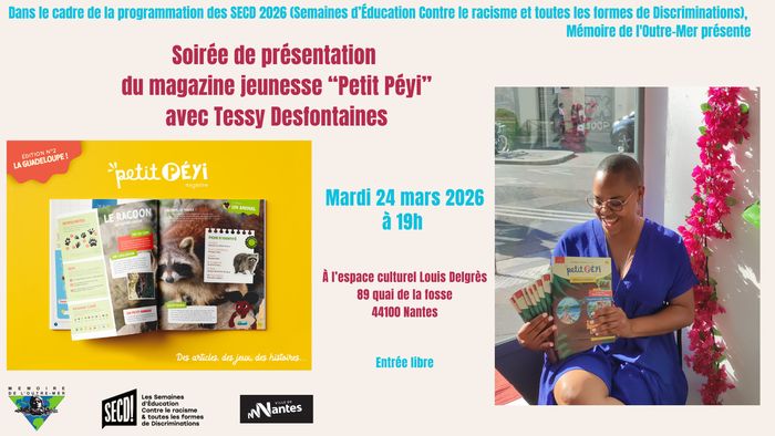 Soirée de présentation du magazine jeunesse "Petit Péyi" avec Tessy Desfontaines
