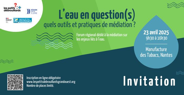 Journée sur la médiation au service des enjeux liés à l'eau - Le 23 avril à Nantes
