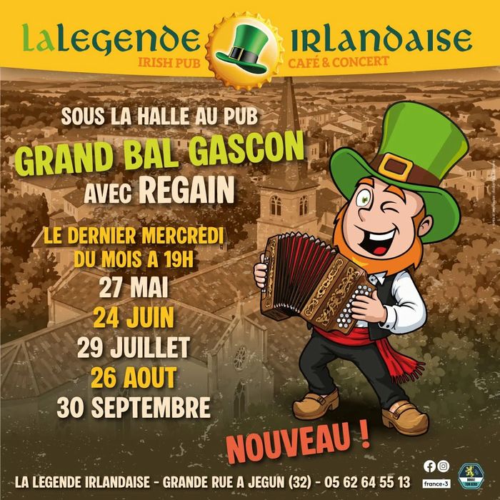 Affiche — bal gascon