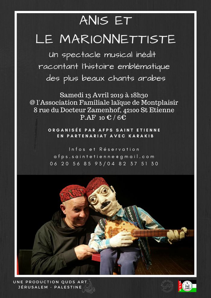 (spectacle militant) Anis et le Marionnettiste