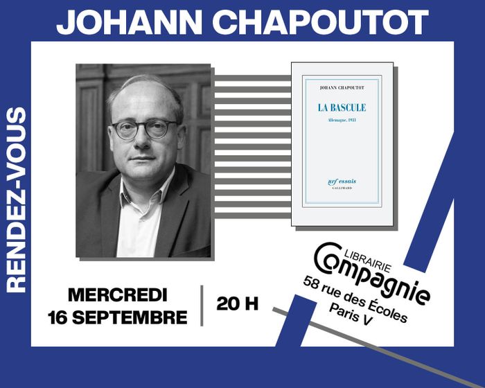 Johann Chapoutot présente « La Bascule : Allemagne, 1933 »