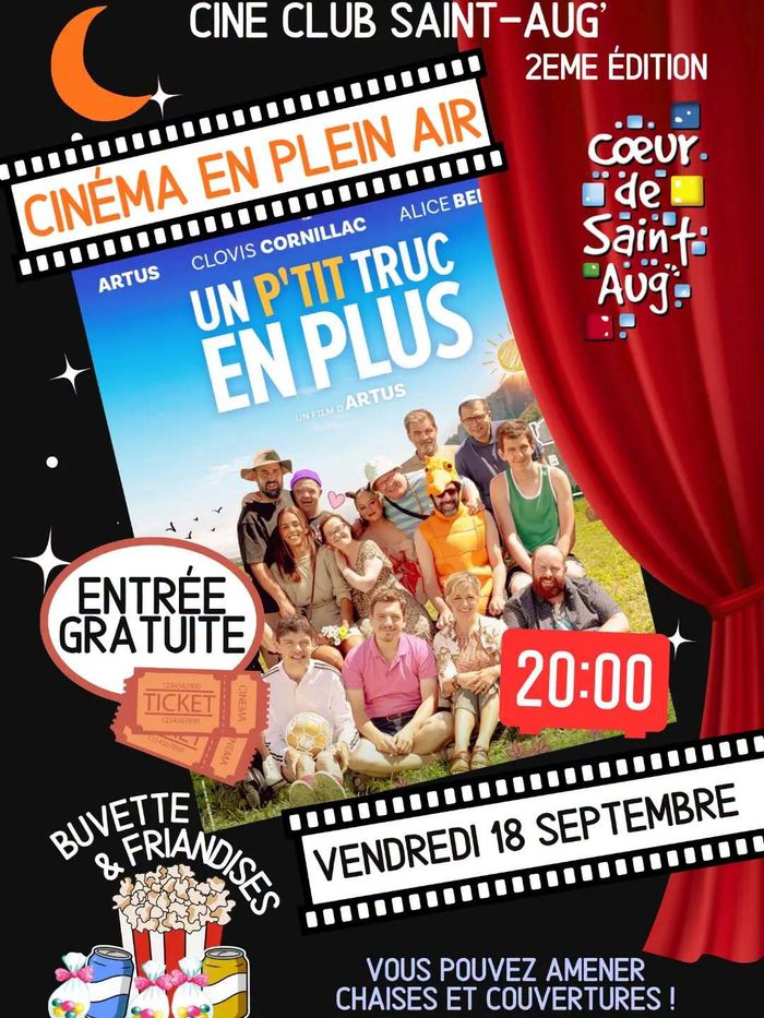 Goûter et cinéma en plein air