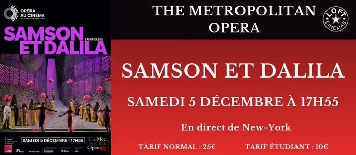 Affiche — Samson et Dalila