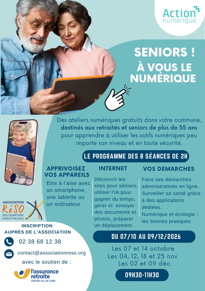 A vous le Numérique Seniors ! à Orléans