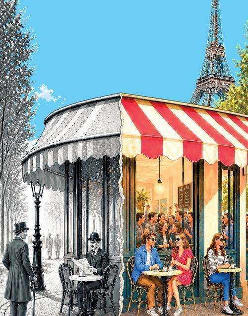Affiche, Au café de Paris : un spectacle musical étonnat au Théâtre des Lices
