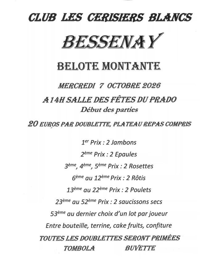 Belote Montante