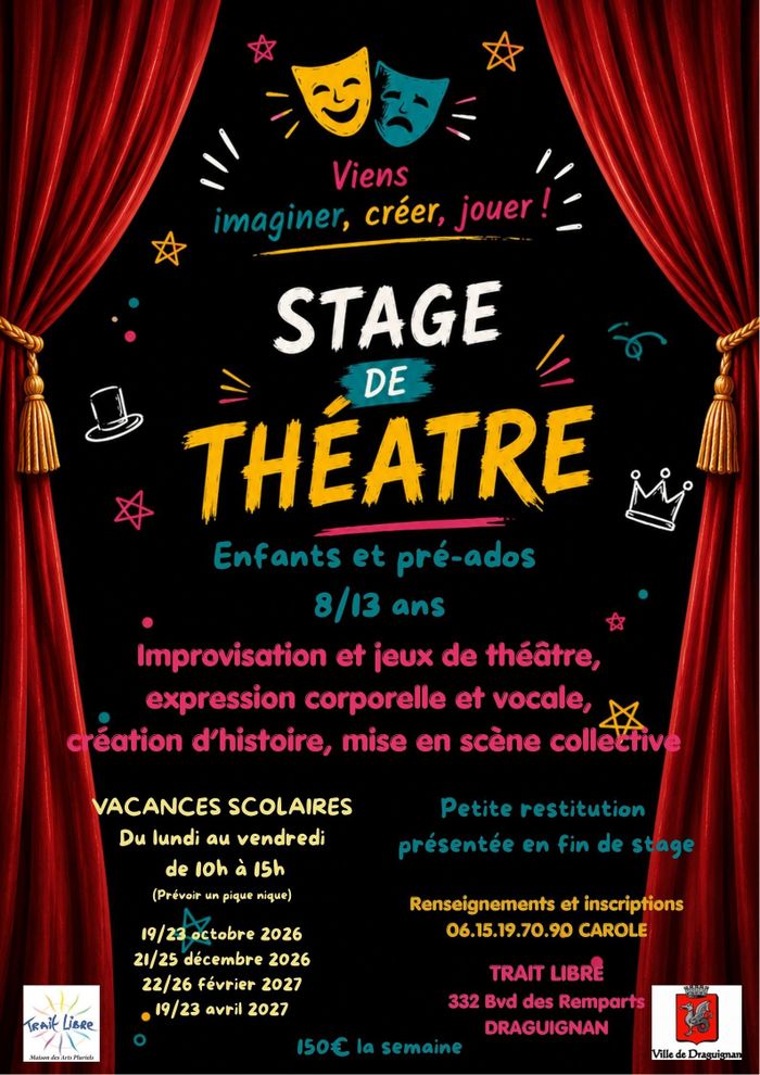 Trait libre - Stage de théâtre