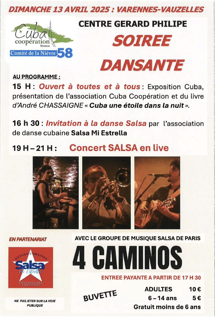 Soirée dansante - 4 caminos