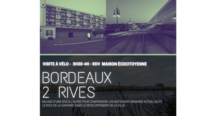 Cyclo-balade : Bordeaux 2 rives avec Bordeaux Détours Cyclotourisme