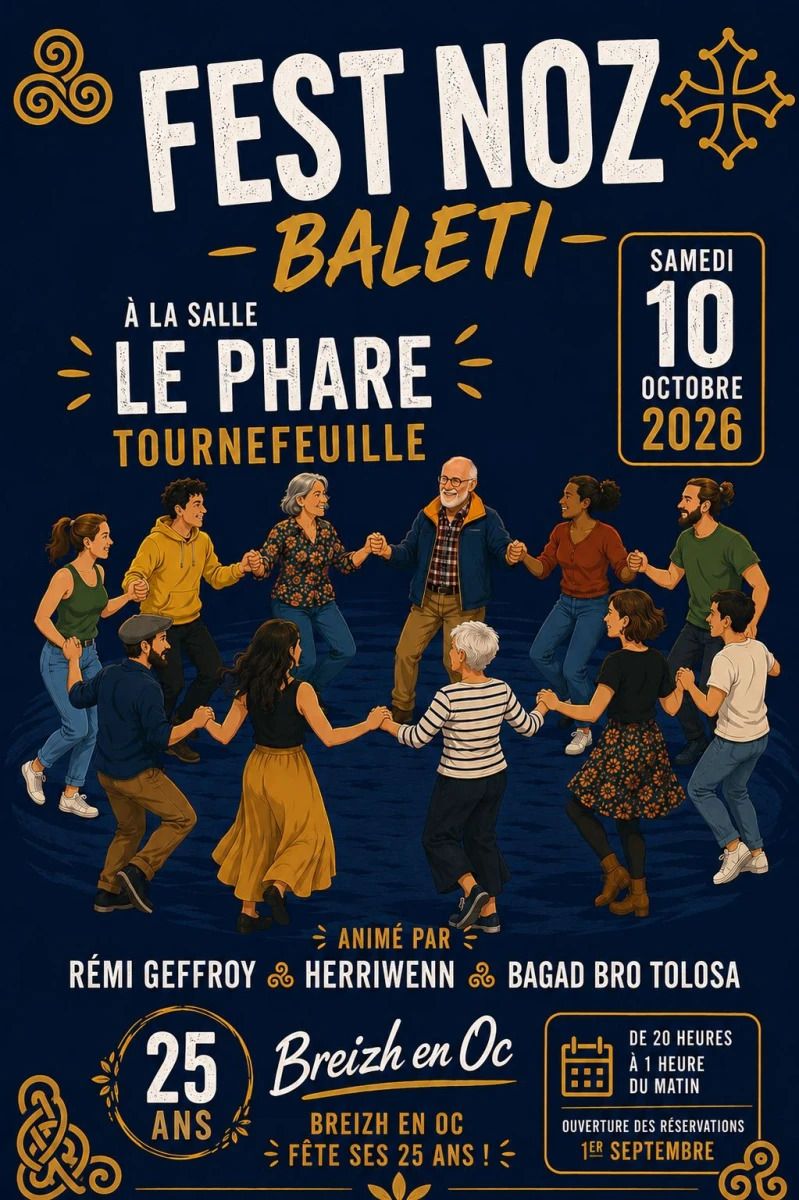 Fest-noz Baleti - 25ans de Breizh en Oc