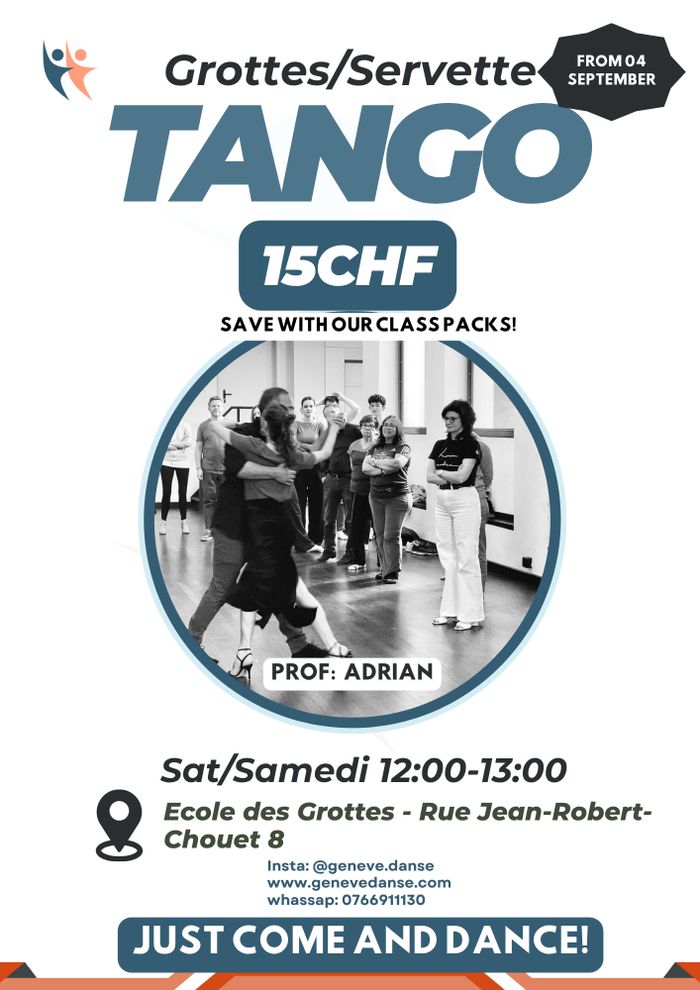 Cours Tango Argentin niv. debutant
