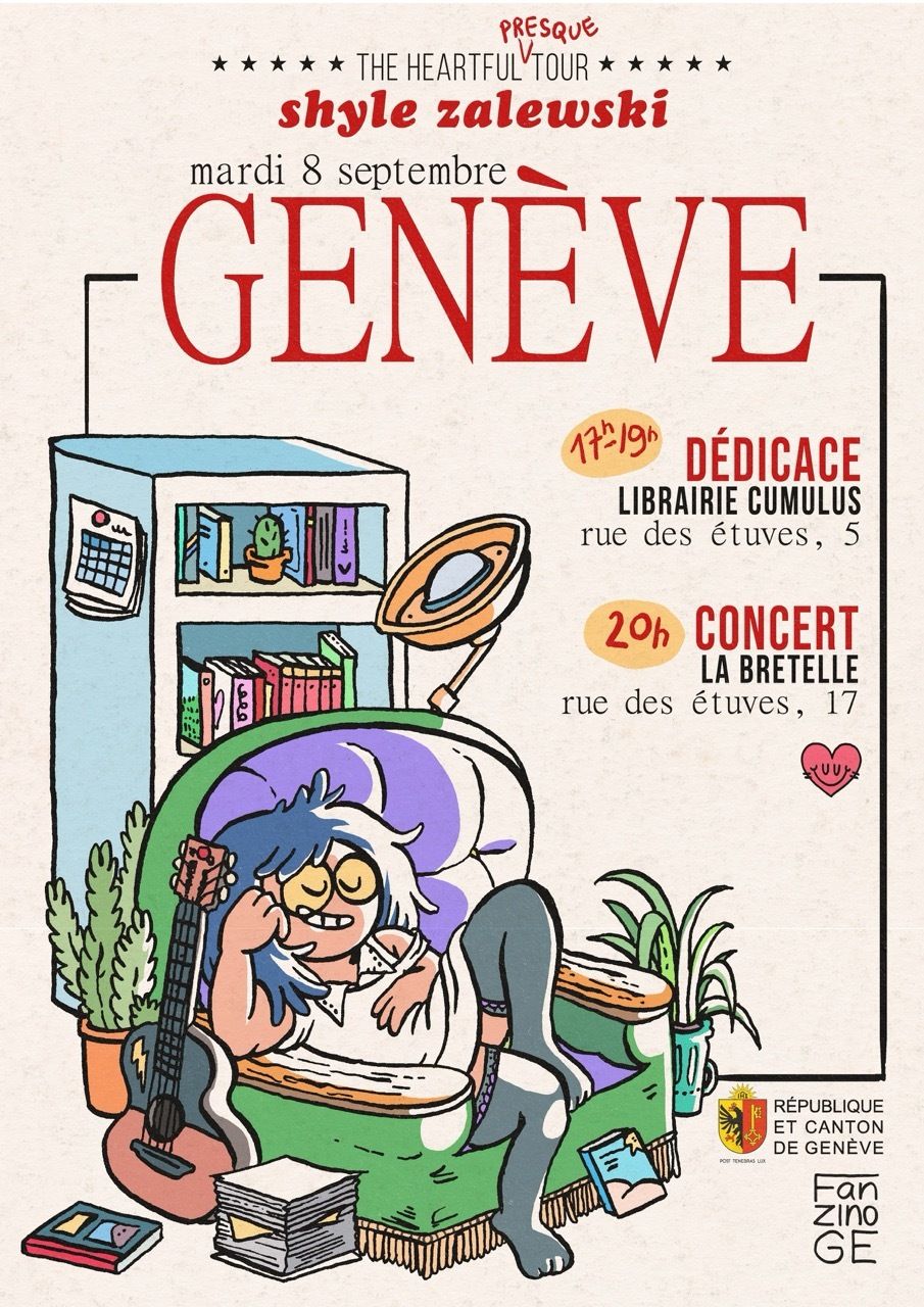 Shyle Zalewski - The (presque) heartful tour - dédicaces, fanzines et concert