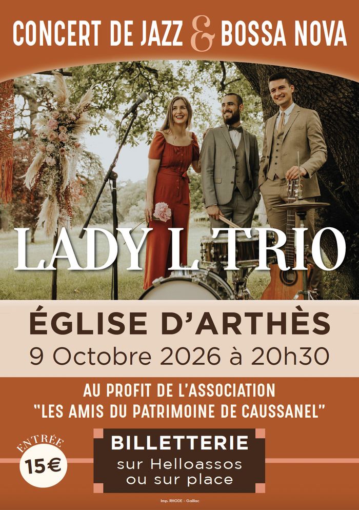 Affiche — Concert de jazz et Bossa Nova