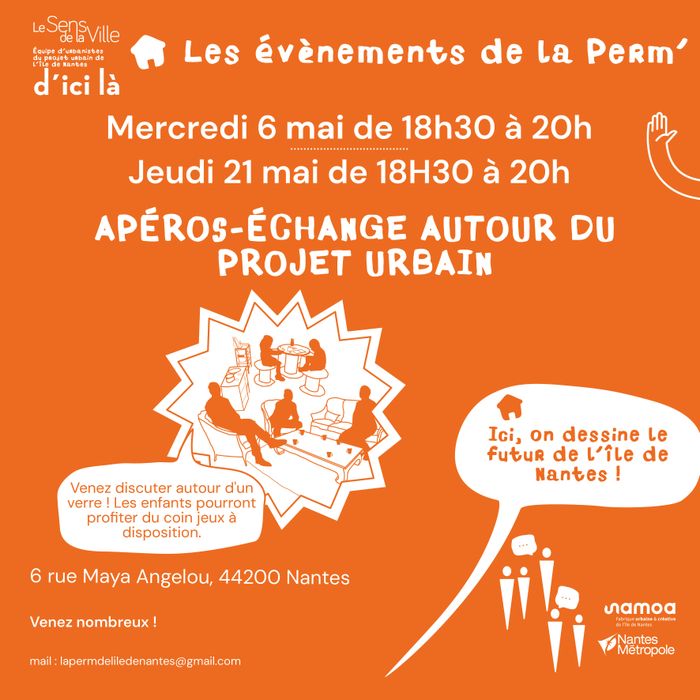 Apéro-concertation - Futur quartier de la Pointe Ouest de l'île de Nantes