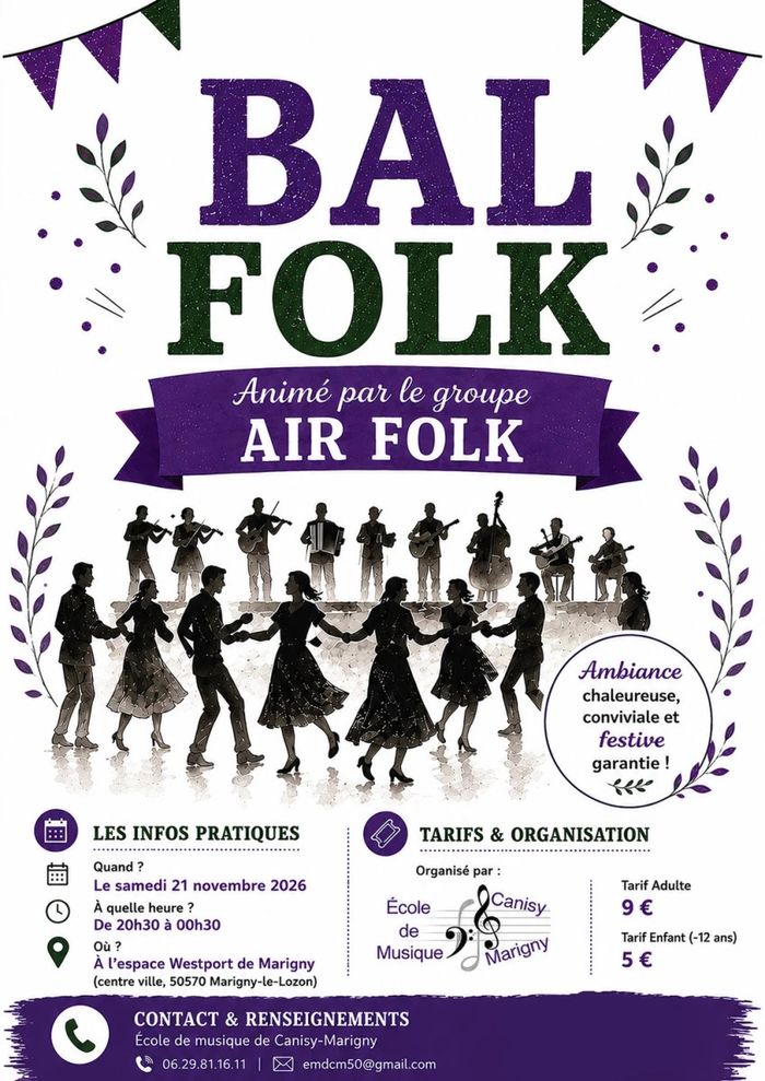 Affiche — Bal Folk
