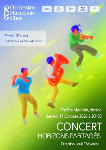 Affiche, Orchestre d'Harmonie du Cher