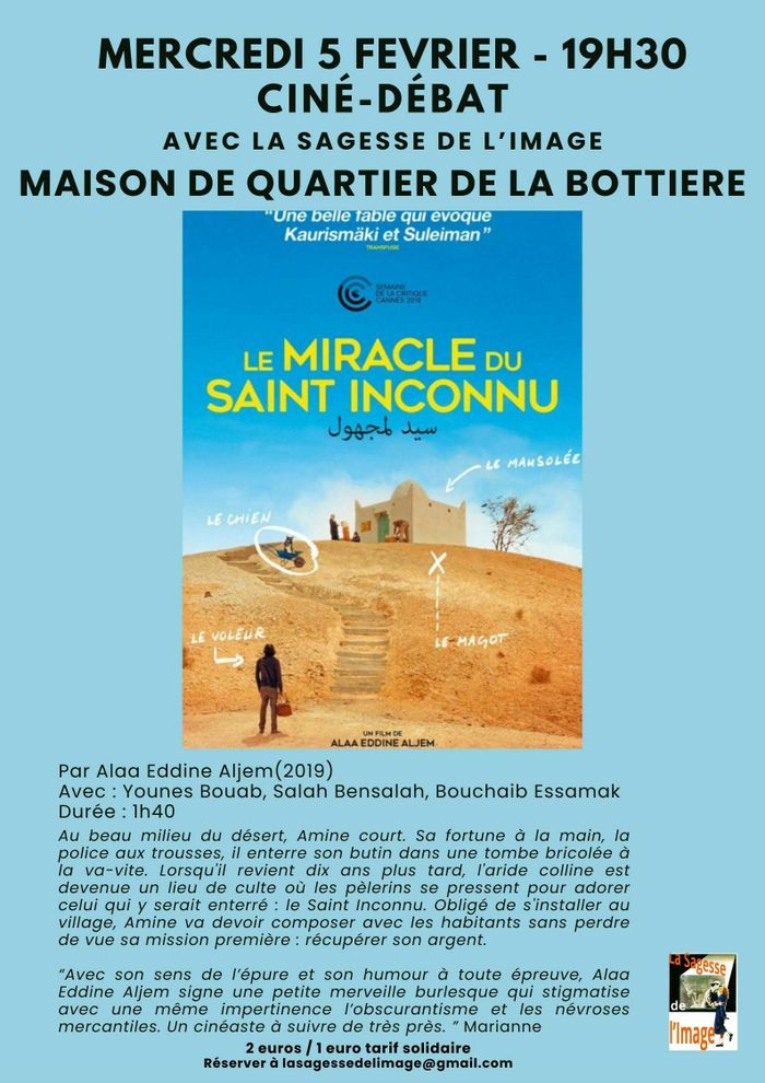Le miracle du Saint-Inconnu : Ciné-débat avec La sagesse de l'Image