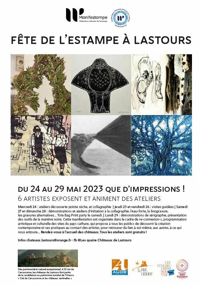 Fête de l'estampe à Lastours