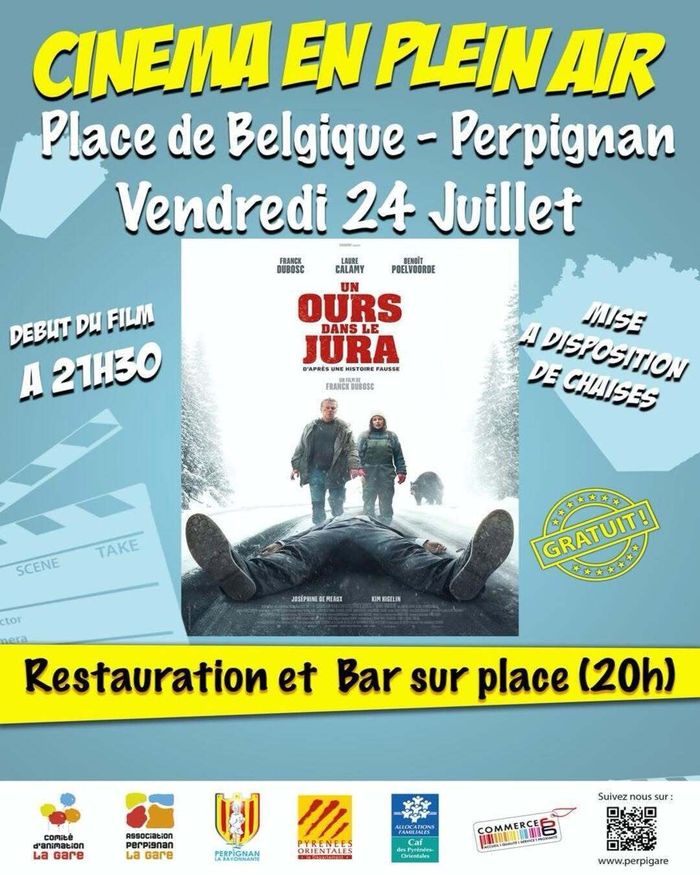Cinéma en plein air ! Un ours dans le Jura