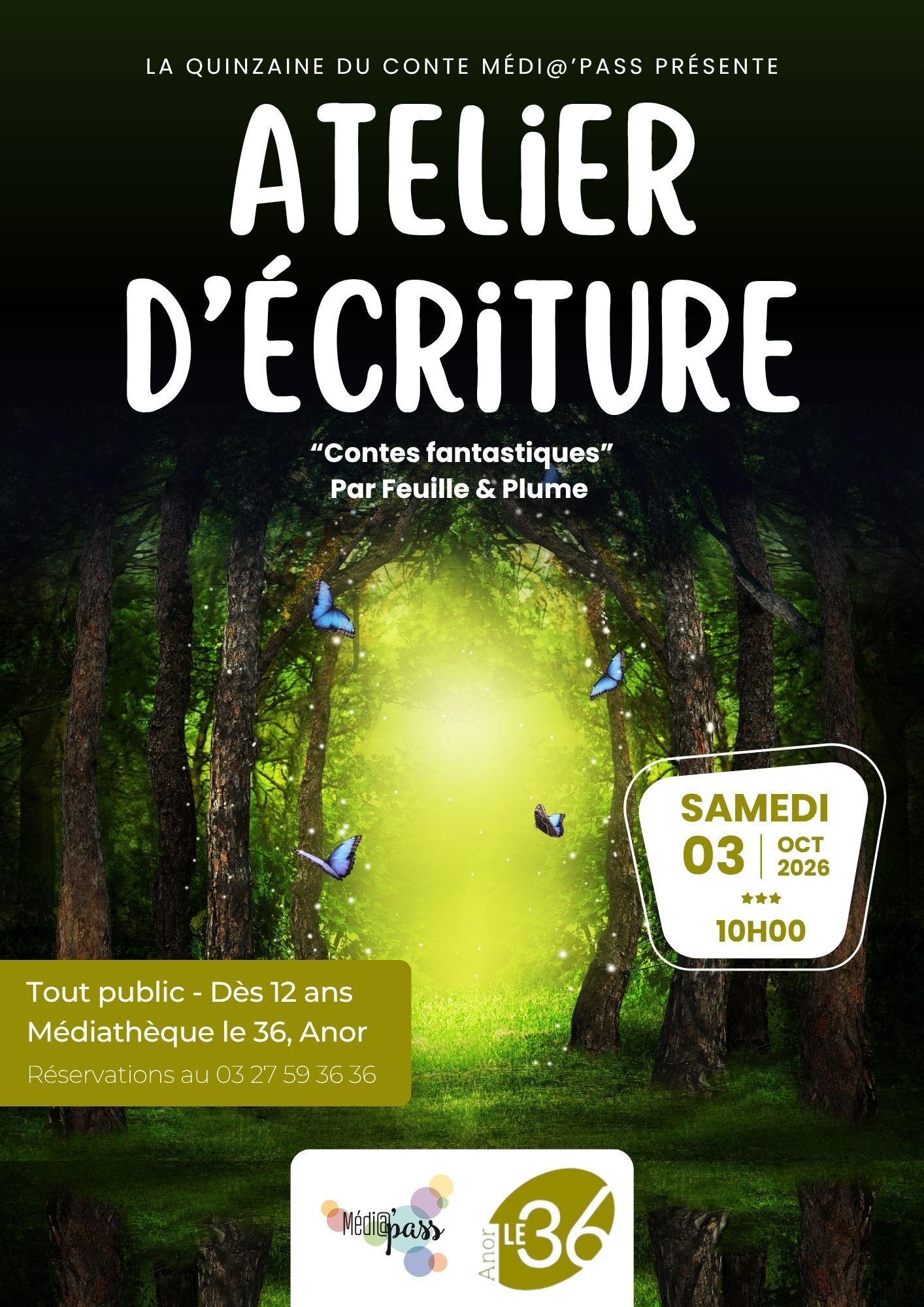 Contes fantastiques - Atelier d'écriture par feuille & plume