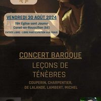 Concert baroque : Leçons de ténèbres