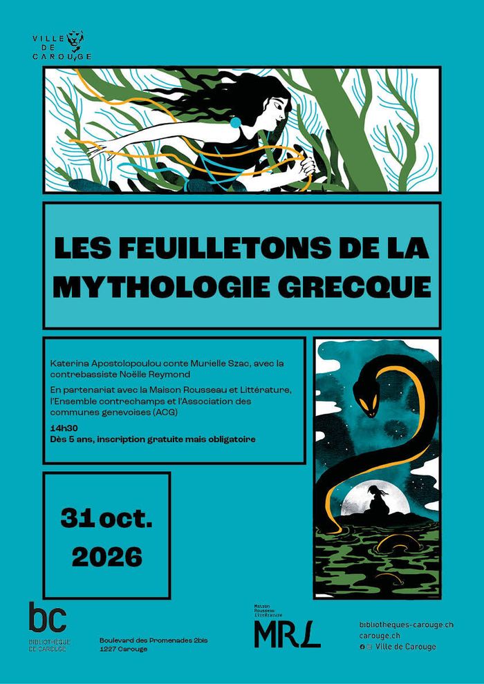 Les feuilletons de la mythologie grecque : lecture musicale