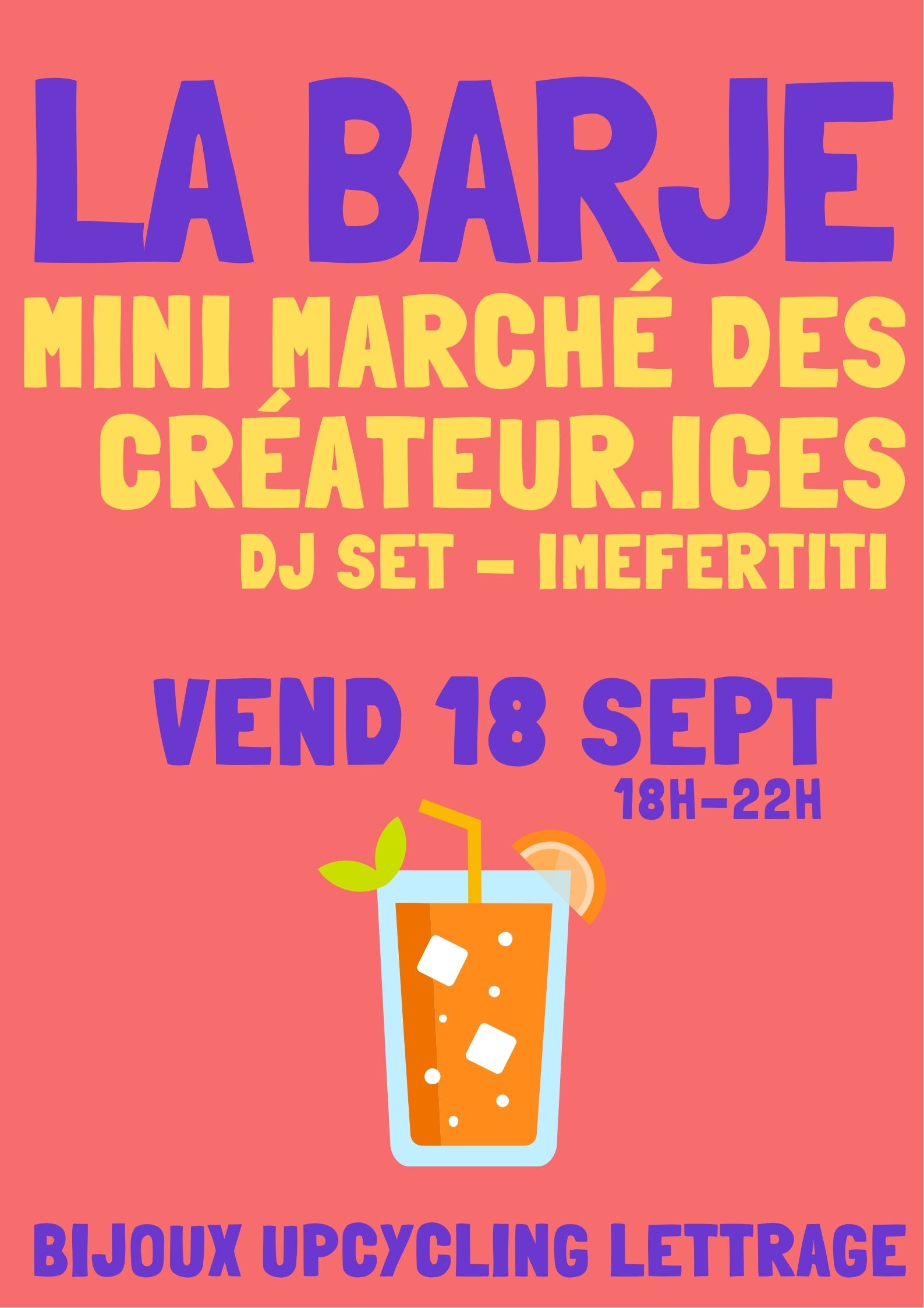 Mini Marché & Dj Set à La Barje