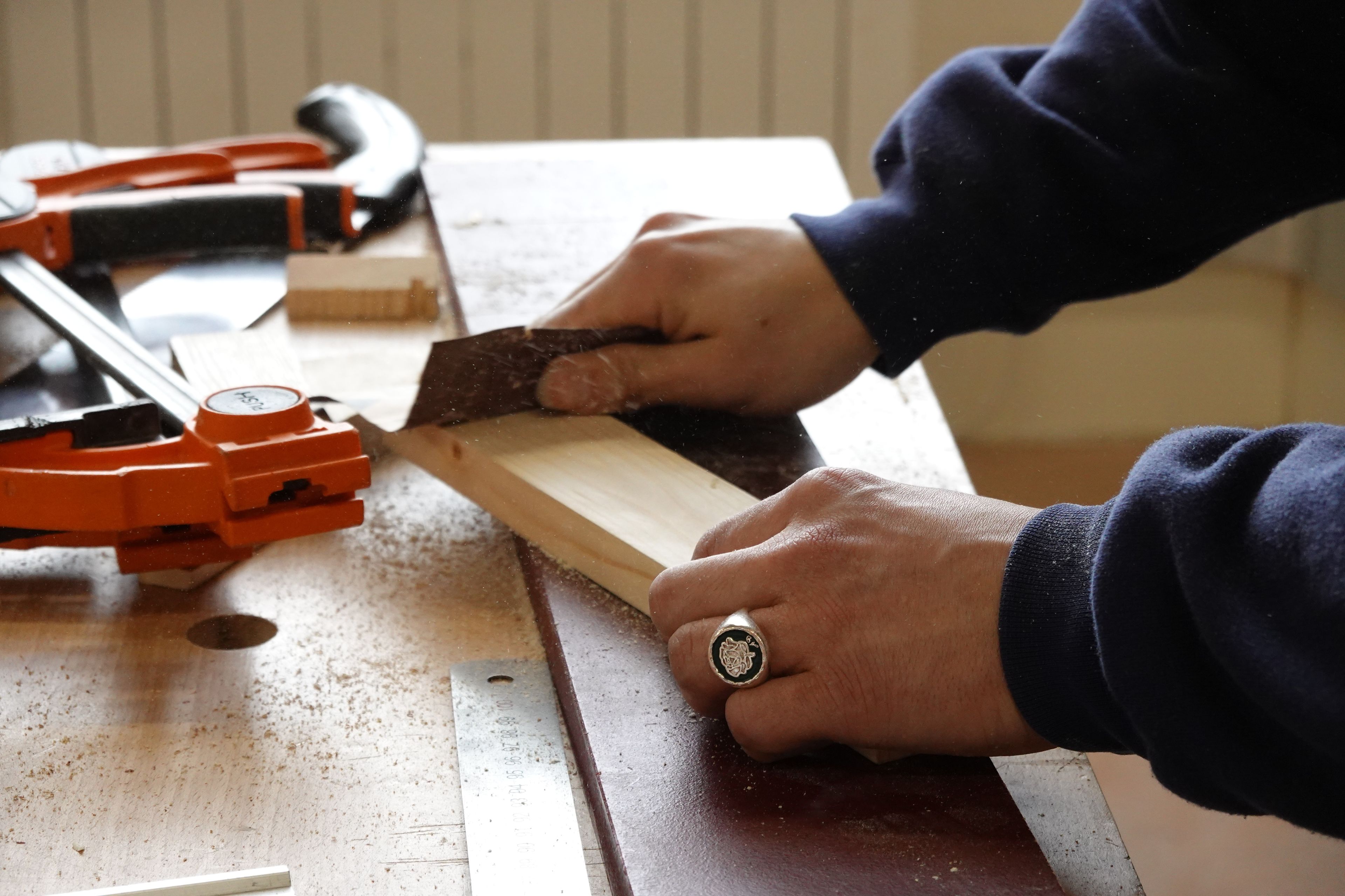 Les cours en atelier - Ebénisterie