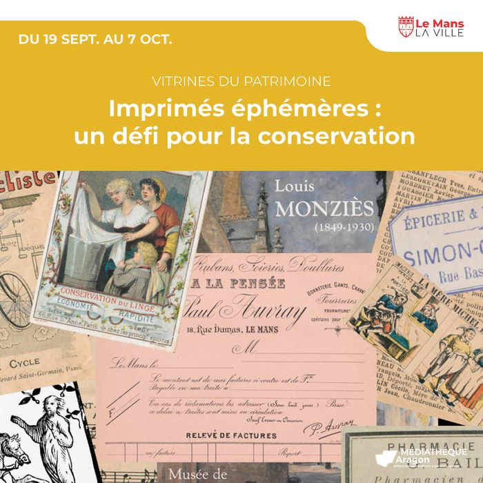 Imprimés éphémères : un défi pour la conservation