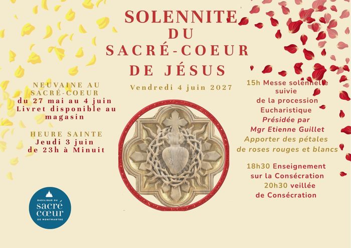 Solennité du Sacré-Coeur de Jésus à Montmartre