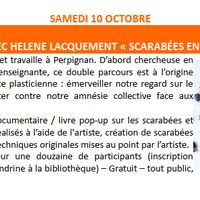 Atelier créatif avec Hélène Lacquement "Scarabée en folie"