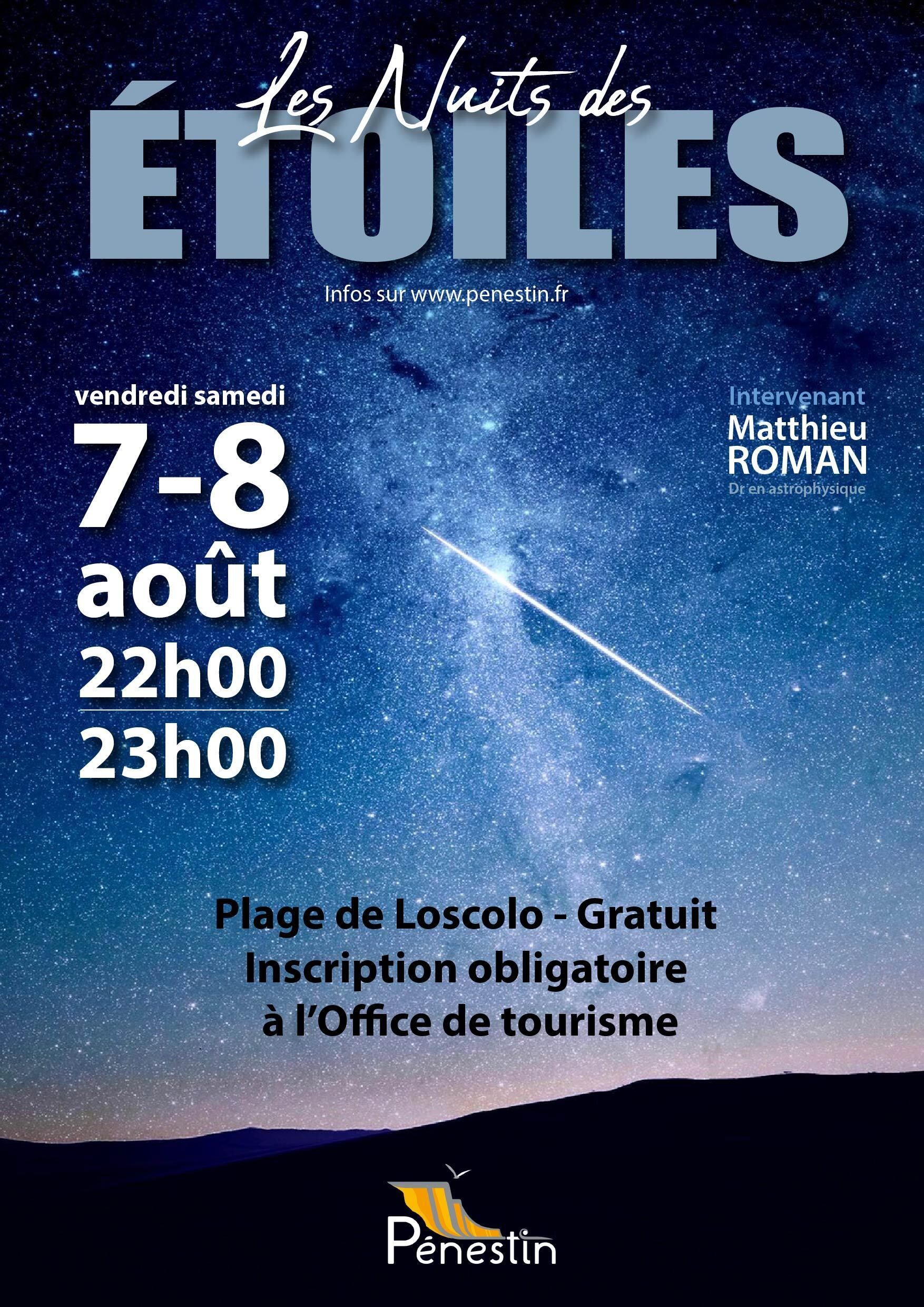 Nuits des étoiles - COMPLET