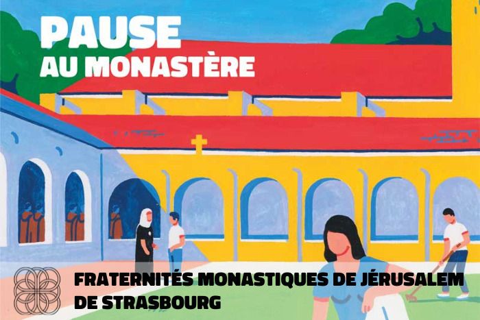 Pause au monastère à Strasbourg
