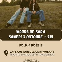 Words of Sara en concert