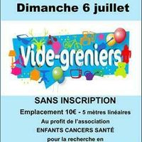 Vide greniers au profit de l'association enfants cancers santé