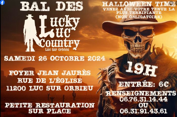 Bal des Lucky Luc Country - Halloween time