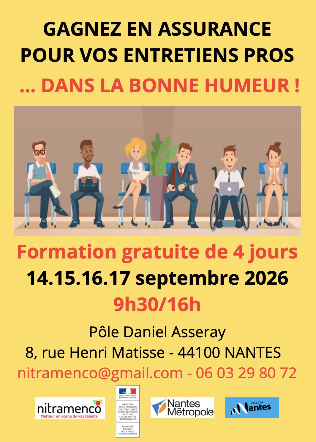 Formation gratuite entrainement expression orale et entretiens pros