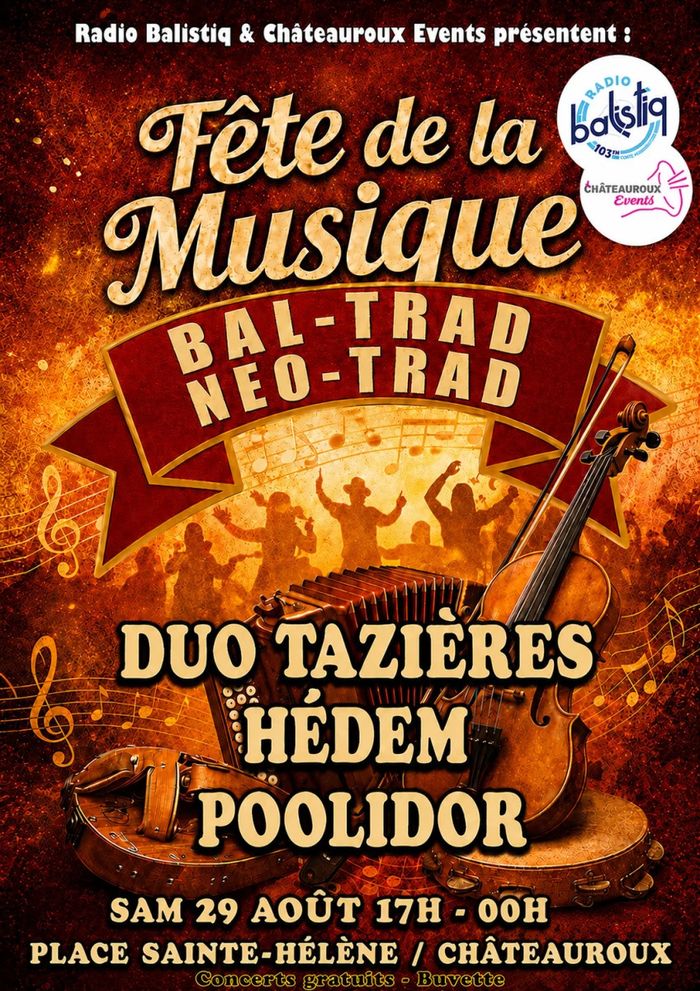 Affiche — Fête de la Musique Bal Trad & Néo-Trad