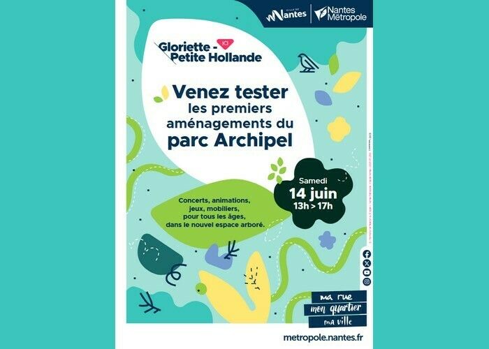 Venez tester les premiers aménagements du Parc Archipel / Gloriette-Petite Hollande - Fête d'ouverture