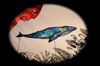 Un prélude au spectacle La Baleine tatouée