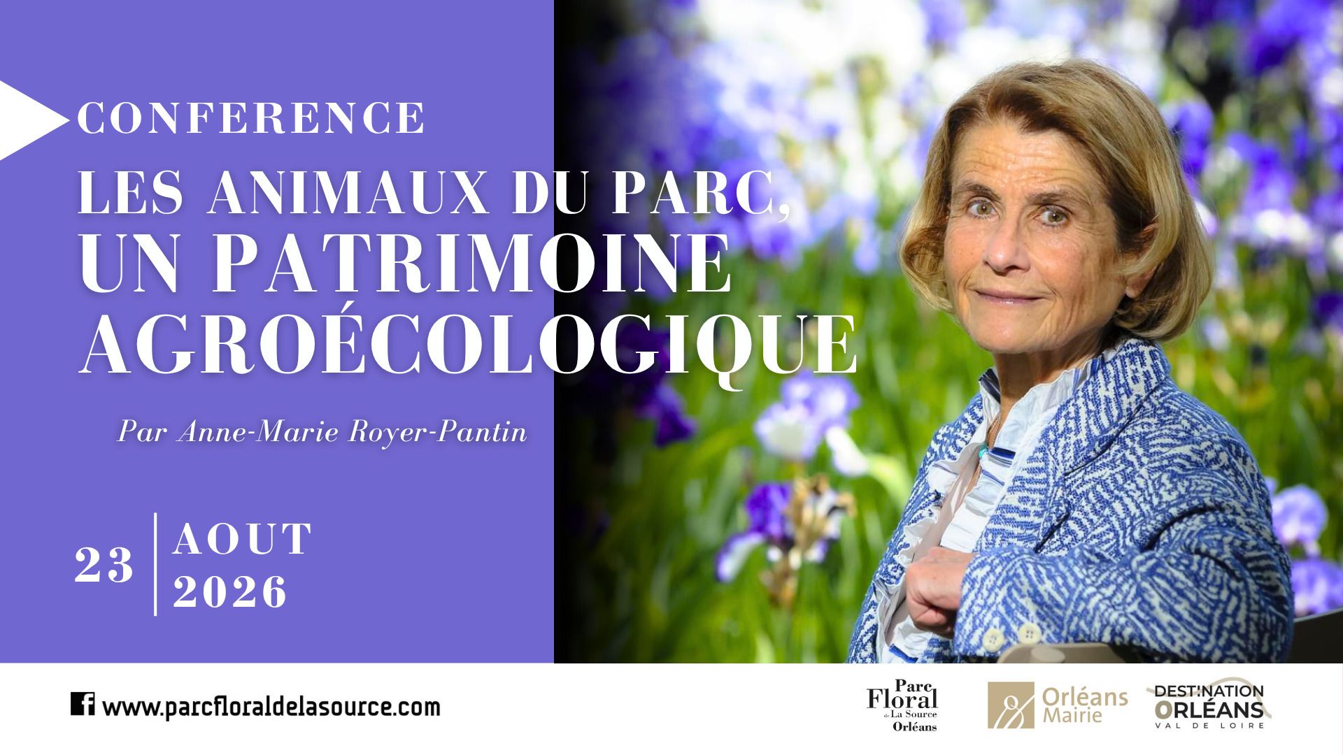 Cycle de conférences 2/2 par Anne-Marie Royer-Pantin, "Les animaux du Parc, un patrimoine agroécologique"