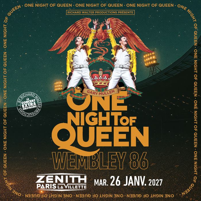 Le plus grand tribute de QUEEN au Monde, revient en France après une tournée Américaine triomphale avec son spectacle hors-normes : « WEMBLEY 86 »