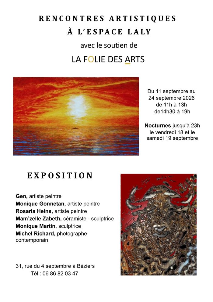 Rencontres artistiques à l'Espace Lally